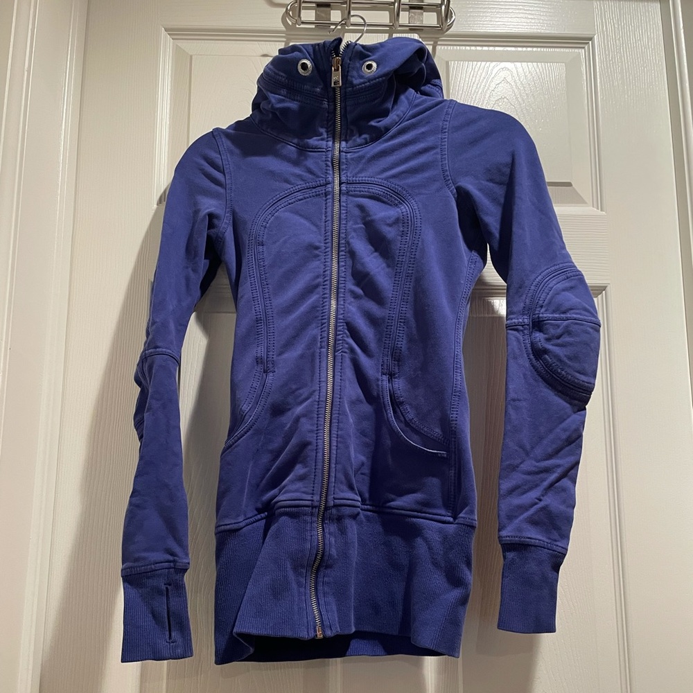 Blue Zip Up Hoodie